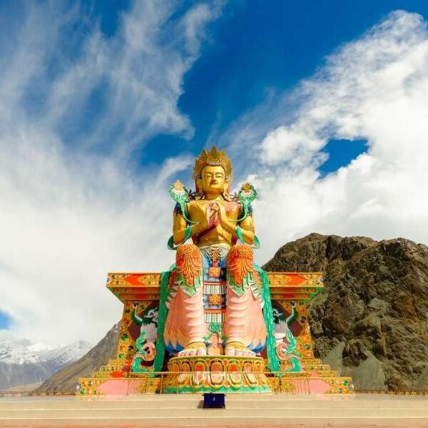 Maitreya Buddha Statue at Diskit Monastery, Nubra Valley
