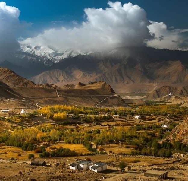 Scenic view of Leh Town - Leh Ladakh Tour