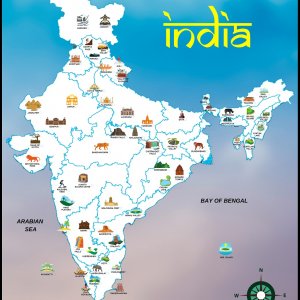 India's Bucket List Map