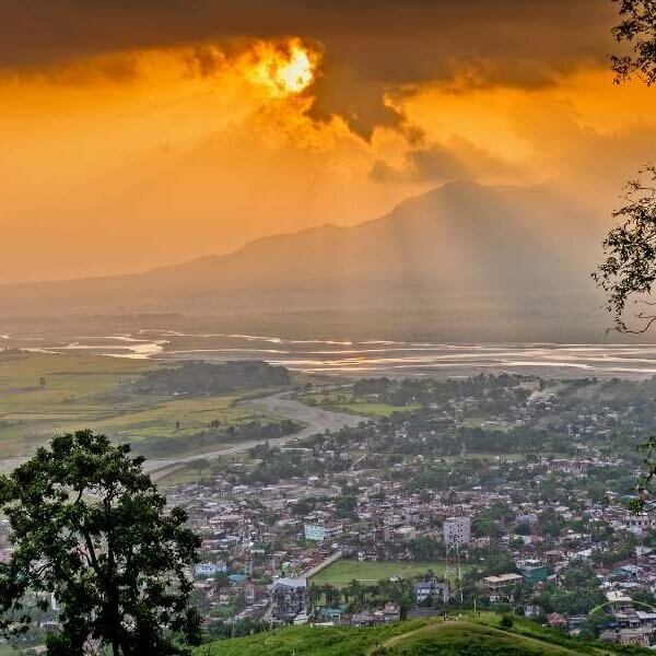 Phuentsholing view during sunset