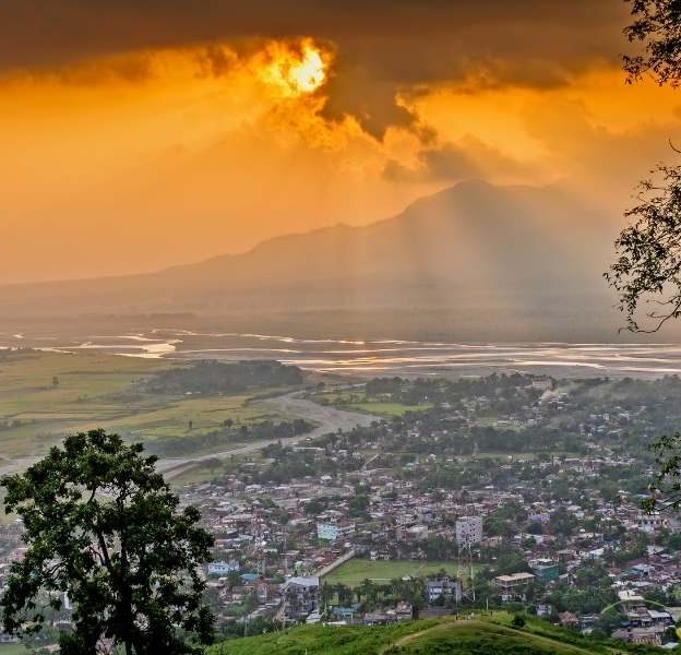 Phuentsholing view during sunset