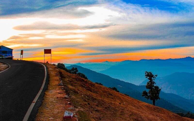 Chopta during sunset - Auli Tour Package