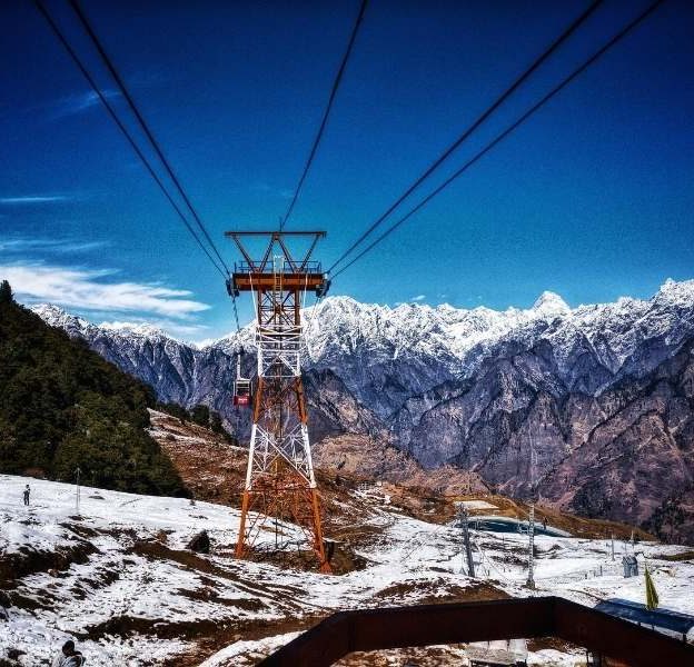 Ropeway in Auli