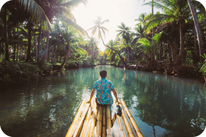 Bamboo Rafting in Wayanad