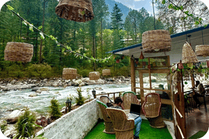 Cafe hopping in Kasol