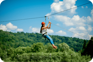 Ziplining in Munnar