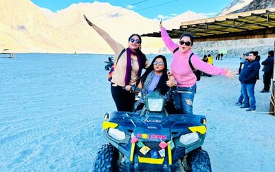 Girls group exploring Ladakh
